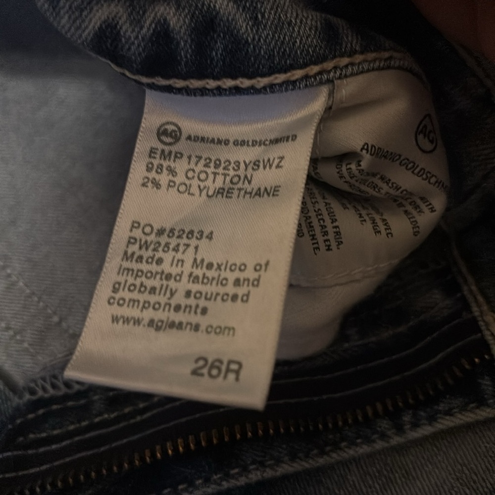 AG Mila Super High Rise Skinny Distressed Jeans - Picture 4 of 7